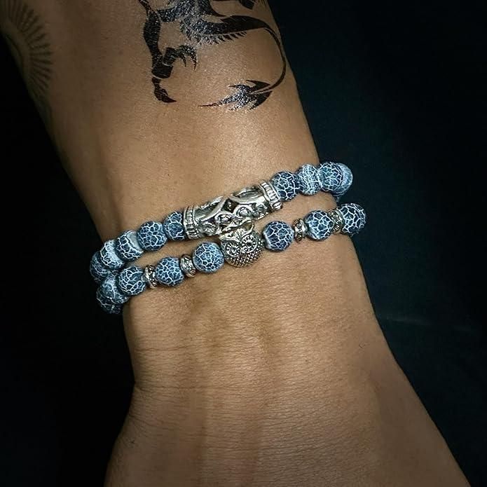 Natural Stone Owl Bracelet rj1jn6-fq