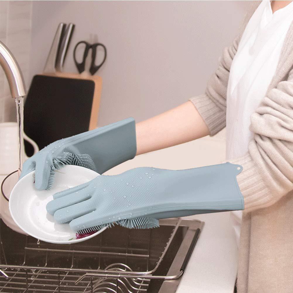 Gloves - Magic Silicone Cleaning Gloves ( 1 Pair ) rj1jn6-fq