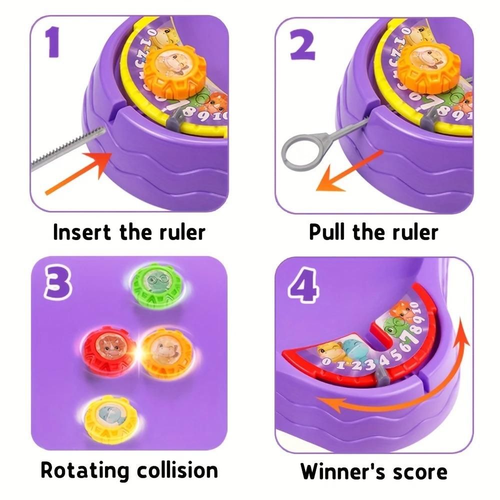 Dino Battle Gyro Spinning Toys & Fun Board Games for Kid's rj1jn6-fq