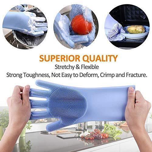 Gloves - Magic Silicone Cleaning Gloves ( 1 Pair ) rj1jn6-fq