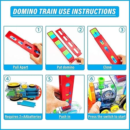 Domino Express™ Train Toy Set – BPA-Free with Sound Effects rj1jn6-fq
