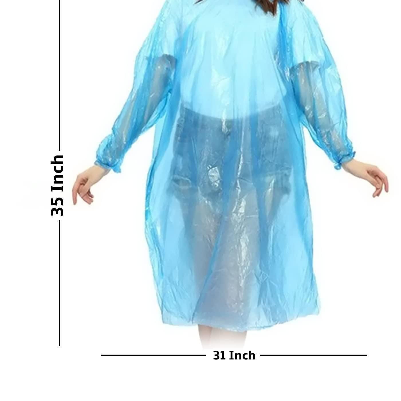FULLY Reusable Wallet Rain Card Rain Coat for Adults (Set of 5) Multicolour rj1jn6-fq