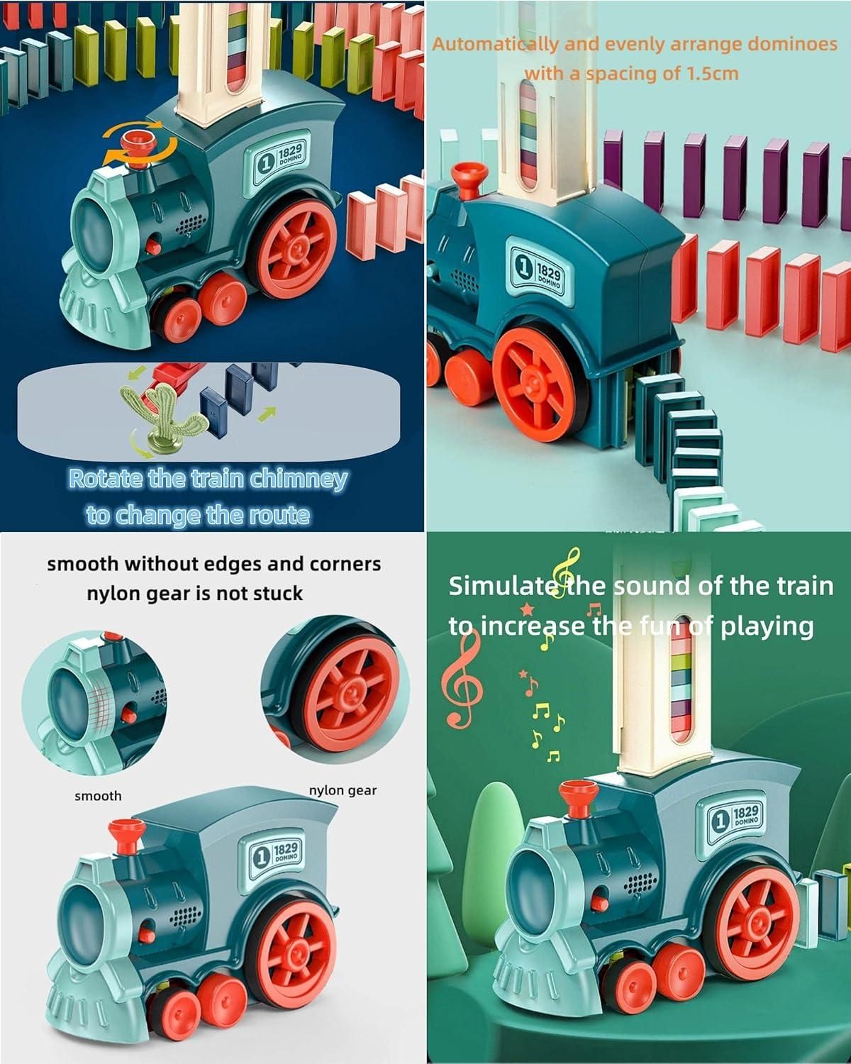 Train Toy Domino Set for Kids BPA Free Plastic with Sound Effects rj1jn6-fq