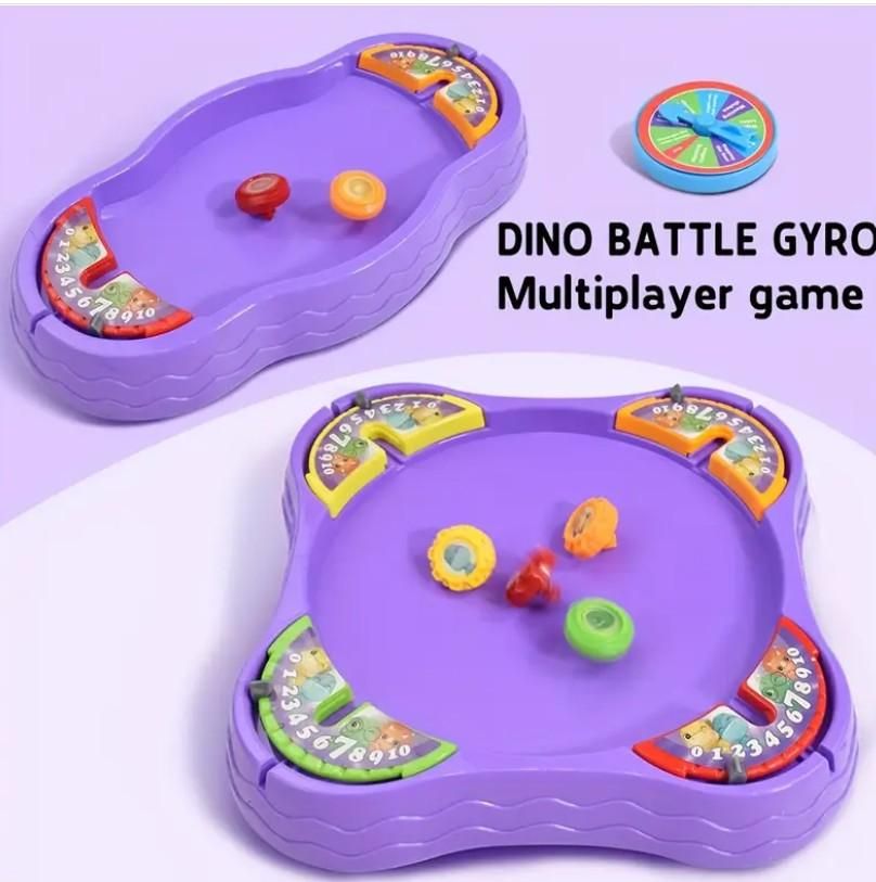 Dino Battle Gyro Spinning Toys & Fun Board Games for Kid's rj1jn6-fq