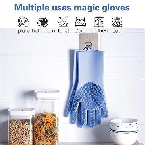 Gloves - Magic Silicone Cleaning Gloves ( 1 Pair ) rj1jn6-fq