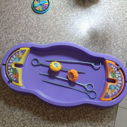 Dino Battle Gyro Spinning Toys & Fun Board Games for Kid's rj1jn6-fq