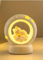 Sleeping Cat LED Night Light Lamp with Touch Control rj1jn6-fq