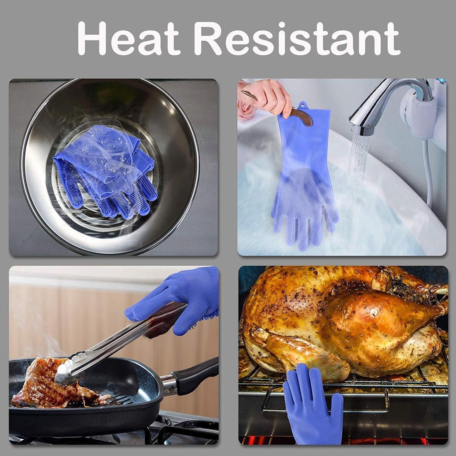 Gloves - Magic Silicone Cleaning Gloves ( 1 Pair ) rj1jn6-fq