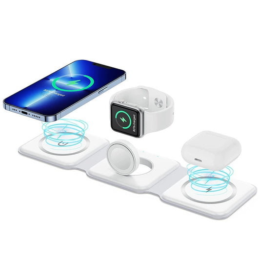 3 in 1 Magnetic Foldable MagSafe Wireless Charger for iPhone 16 to 12 Series rj1jn6-fq